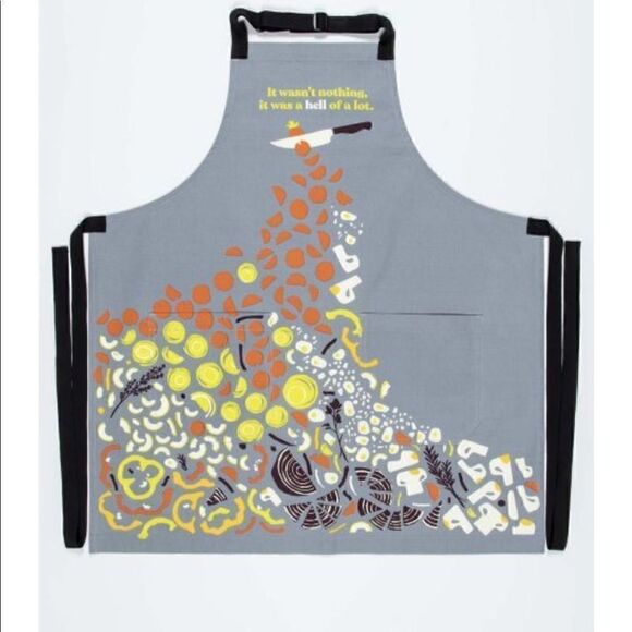 Blue Q Apron Heavy Cotton - “It Wasn’t Nothing, It Was a Hell of a Lot” - Picture 11 of 13